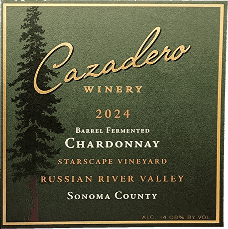 2024 Starscape Vineyard Chardonnay label