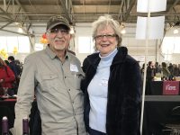 Frank & Ronita at the Chronicle Wine Tasting